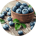 Blueberries.